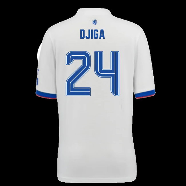 2025-2026 Rangers Away Shirt (Kids) (Djiga 24)-SoccerKits Hub | Buy Soccer Jerseys Online